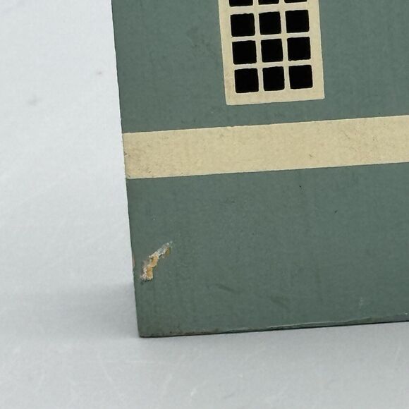 1989 The Cat's Meow 1900 Jones Bros Tea Co Shelf Sitter Wood Series IV Kitschy - Picture 4 of 10